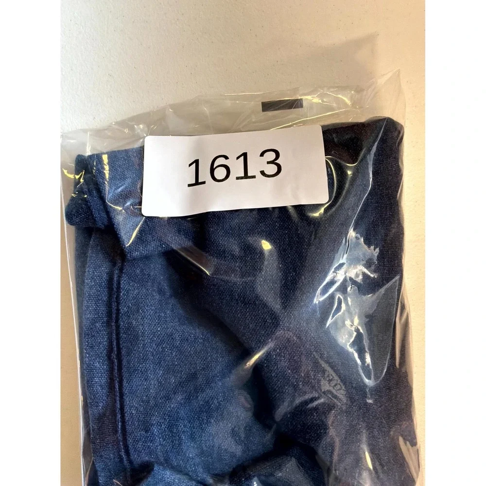 Polo Ralph Lauren Polo Shirt Mens Xl Blue Custom Slim Fit Side Slit Pony Logo